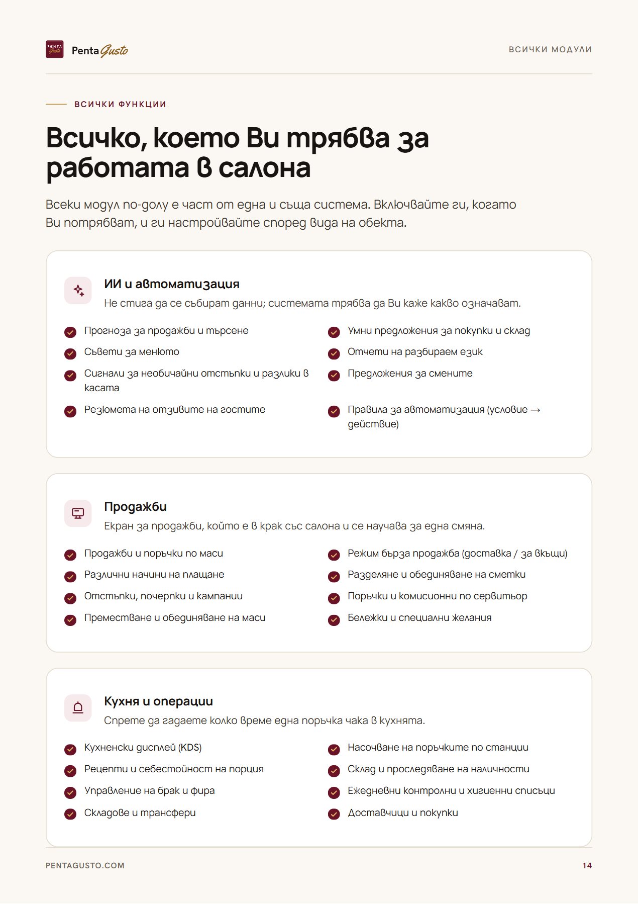 Страница от каталога 14