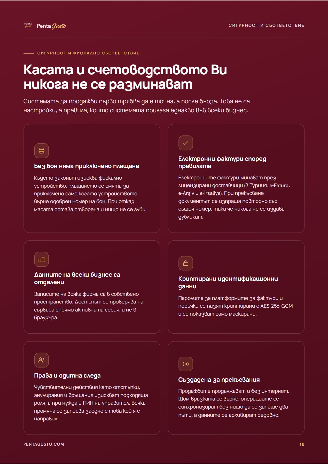 Страница от каталога 18